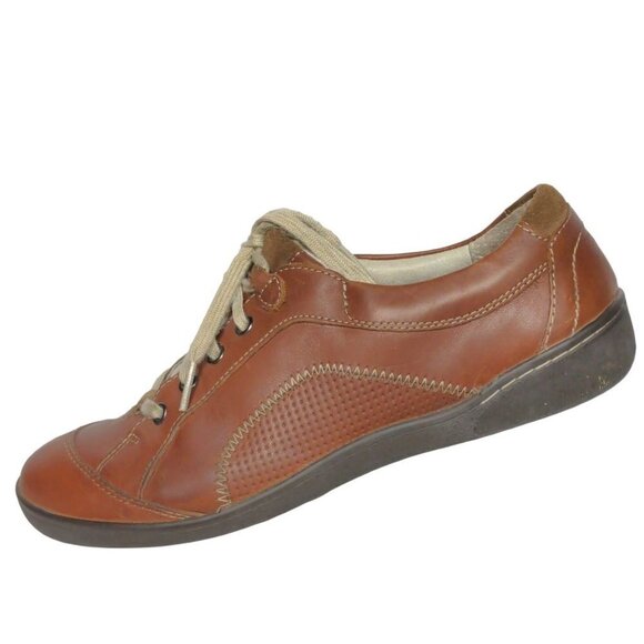Clarks Privo Mens Brown Leather Oxford Shoes Size 8.5 M main image 7